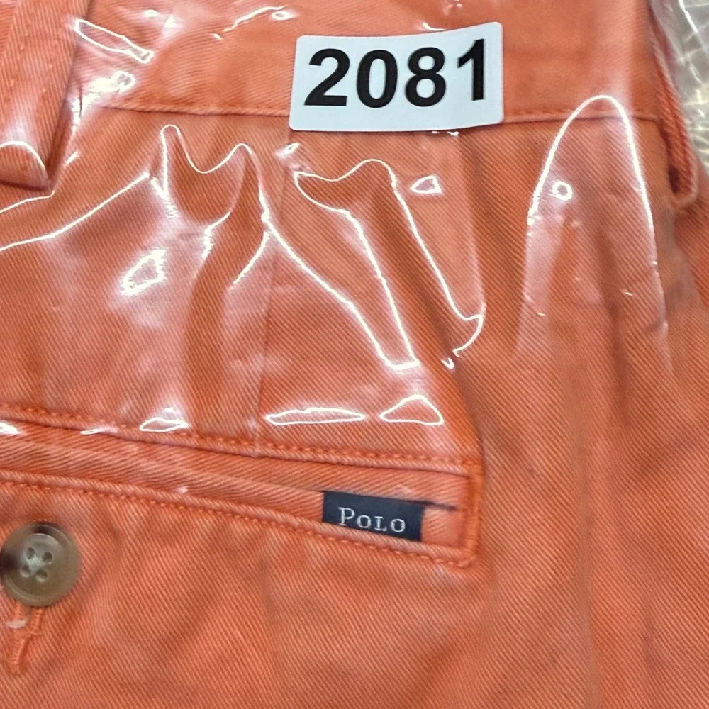 Polo Ralph Lauren Shorts Mens‎ 40 Orange Classic Fit 9